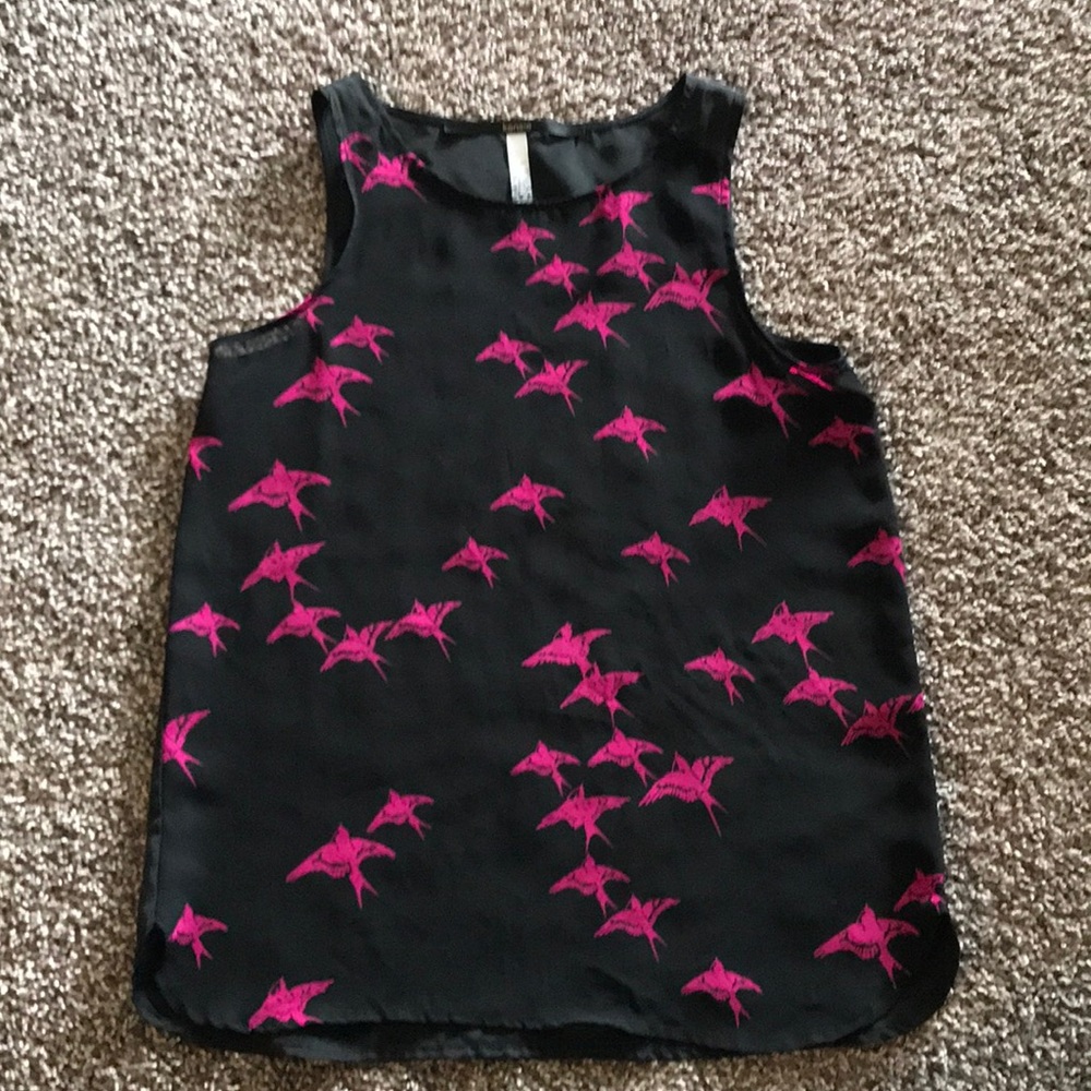 Kensie bird tank top